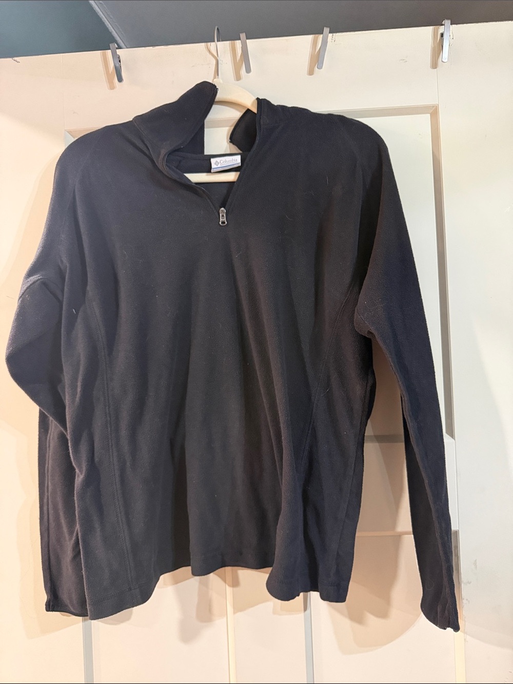 Columbia Men's Black Half-Zip Fleece Pullover